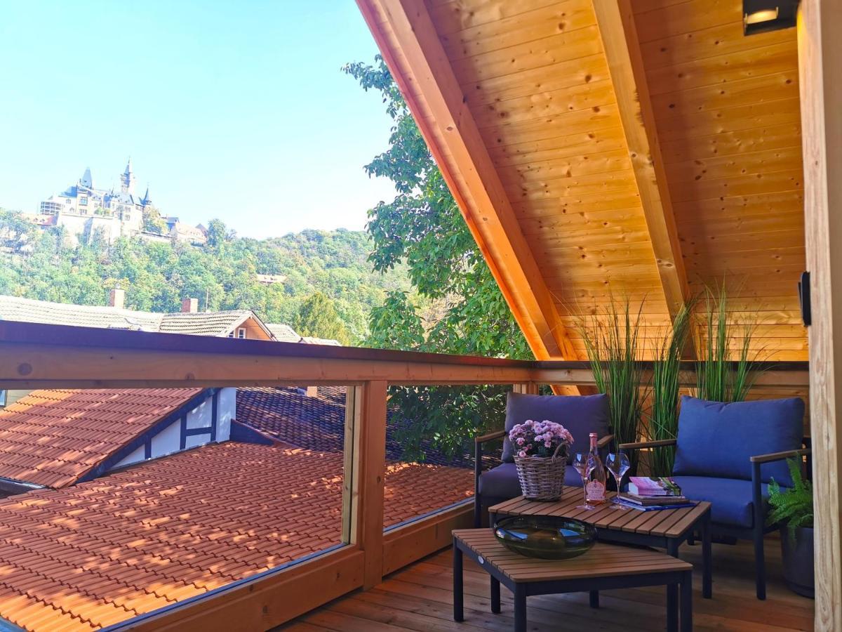 Das Chalet Mit Schlossblick In Wernigerode Luaran gambar